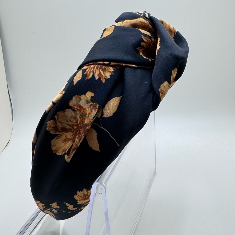 Navy And Gold high quality knotted headband - New - Picture 4 of 6